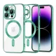 Techsuit - Luxury Crystal MagSafe tok - iPhone 14 Pro Max - Zöld átlátszó