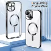 Techsuit - Luxury Crystal MagSafe tok - iPhone 15 - Fekete átlátszó
