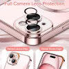 Techsuit - Luxury Crystal MagSafe tok - iPhone 15 - Rózsaszín átlátszó
