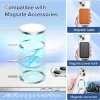 Techsuit - Luxury Crystal MagSafe tok - iPhone 15 - Ezüst átlátszó