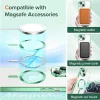 Techsuit - Luxury Crystal MagSafe tok - iPhone 15 - Zöld átlátszó