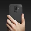Techsuit - Carbon szilikon tok - Samsung Galaxy A6 Plus 2018 - Fekete