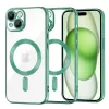 Techsuit - Luxury Crystal MagSafe - iPhone 15 Plus - Zöld átlátszó