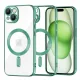 Techsuit - Luxury Crystal MagSafe - iPhone 15 Plus - Zöld átlátszó