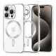 Techsuit - Luxury Crystal MagSafe tok - iPhone 15 Pro Max - Ezüst átlátszó