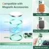 Techsuit - Luxury Crystal MagSafe tok - iPhone 15 Pro Max - Zöld átlátszó