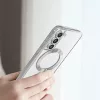 Techsuit - Luxury Crystal MagSafe tok - Samsung Galaxy S21 Plus 5G - Fekete átlátszó
