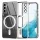 Techsuit - Luxury Crystal MagSafe tok - Samsung Galaxy S22 5G - Ezüst átlátszó