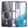 Techsuit - Luxury Crystal MagSafe tok - Samsung Galaxy S22 5G - Lila átlátszó