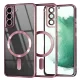 Techsuit - Luxury Crystal MagSafe tok - Samsung Galaxy S22 Plus 5G - Rózsaszín átlátszó