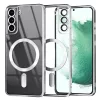 Techsuit - Luxury Crystal MagSafe tok - Samsung Galaxy S22 Plus 5G - Ezüst átlátszó