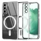 Techsuit - Luxury Crystal MagSafe tok - Samsung Galaxy S22 Plus 5G - Ezüst átlátszó