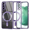 Techsuit - Luxury Crystal MagSafe tok - Samsung Galaxy S22 Plus 5G - Lila átlátszó