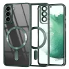 Techsuit - Luxury Crystal MagSafe tok - Samsung Galaxy S22 Plus 5G - Sötétzöld átlátszó