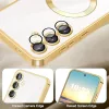 Techsuit - Luxury Crystal MagSafe tok - Samsung Galaxy S23 - Fekete átlátszó