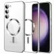 Techsuit - Luxury Crystal MagSafe tok - Samsung Galaxy S23 - Ezüst átlátszó
