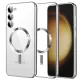 Techsuit - Luxury Crystal MagSafe tok - Samsung Galaxy S23 Plus - Ezüst átlátszó
