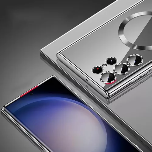 Techsuit - Luxury Crystal MagSafe tok - Samsung Galaxy S23 Ultra - Arany átlátszó