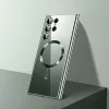 Techsuit - Luxury Crystal MagSafe tok - Samsung Galaxy S23 Ultra - Lila átlátszó