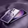 Techsuit - Luxury Crystal MagSafe tok - Samsung Galaxy S24 Ultra - Ezüst átlátszó