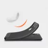 Techsuit - Carbon szilikon tok - Samsung Galaxy M21 / M30S - Fekete