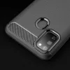 Techsuit - Carbon szilikon tok - Samsung Galaxy M21 / M30S - Fekete