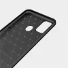 Techsuit - Carbon szilikon tok - Samsung Galaxy M21 / M30S - Fekete