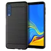 Techsuit - Carbon szilikon tok - Samsung Galaxy A7 2018 - Fekete