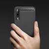 Techsuit - Carbon szilikon tok - Samsung Galaxy A7 2018 - Fekete