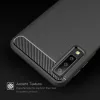 Techsuit - Carbon szilikon tok - Samsung Galaxy A7 2018 - Fekete