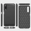 Techsuit - Carbon szilikon tok - Samsung Galaxy A7 2018 - Fekete