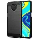 Techsuit - Carbon szilikon tok - Xiaomi Redmi Note 9S / Redmi Note 9 Pro / Note 9 Pro Max - Fekete
