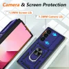 Techsuit - CamShield ütésálló tok - Samsung Galaxy Z Fold6 - Kék
