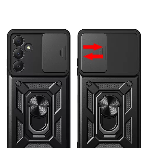 Techsuit - CamShield ütésálló tok - Samsung Galaxy A55 5G - Kék