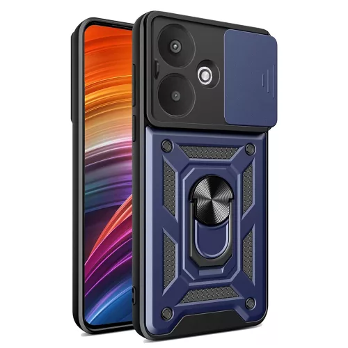 Techsuit - CamShield ütésálló tok - Xiaomi Redmi 13C 5G - Kék