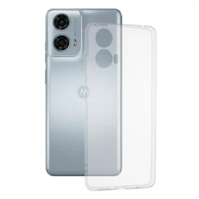   Techsuit - Clear Silicone tok - Motorola Moto G24 Power - Átlátszó