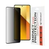 Techsuit - 111D Privacy betekintésgátló üvegfólia - Xiaomi Redmi Note 13 5G - Fekete