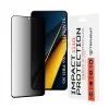 Techsuit - 111D Privacy betekintésgátló üvegfólia - Xiaomi Poco X6 Pro - Fekete
