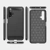 Techsuit - Carbon szilikon tok - Huawei nova 5T / Honor 20 - Fekete