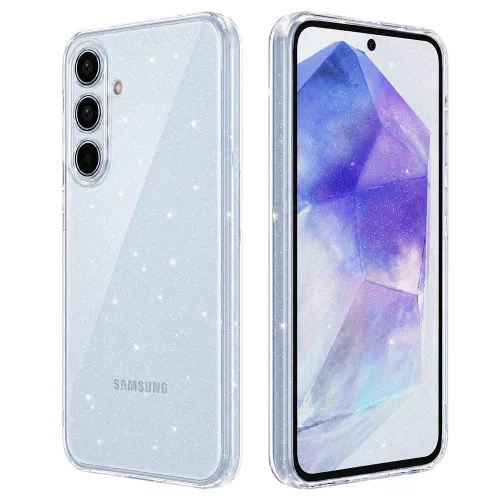 Techsuit - SparkleSkin Series - Samsung Galaxy A55 5G - Clear