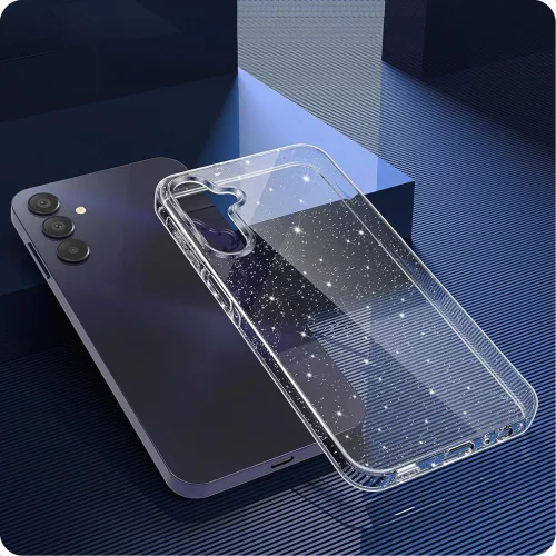 Techsuit - SparkleSkin Series - Samsung Galaxy A55 5G - Clear