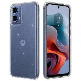   Techsuit - SparkleSkin Series - Motorola Moto G34 / Moto G45 - Clear
