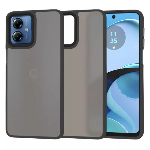 Techsuit - HaloFrost Series - Motorola Moto G14 - Black