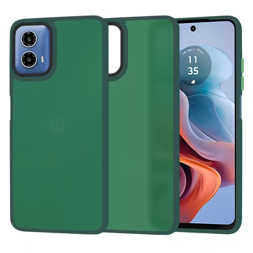 Techsuit - HaloFrost Series - Motorola Moto G34 / Moto G45 - Midnight Green