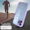 Techsuit - ColorVerse 360 tok kijelzővédővel - iPhone 13 Pro - Rózsaszín
