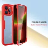 Techsuit - ColorVerse 360 tok kijelzővédővel - iPhone 13 Pro - Rózsaszín