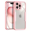 Techsuit - ColorVerse 360 tok kijelzővédővel - iPhone 15 Pro Max - Rózsaszín