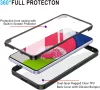 Techsuit - ColorVerse 360 tok kijelzővédővel - Samsung Galaxy S23 Plus - Kék