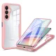 Techsuit - ColorVerse 360 tok kijelzővédővel - Samsung Galaxy A34 5G - Rózsaszín