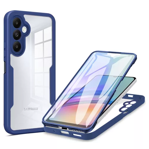 Techsuit - ColorVerse 360 tok kijelzővédővel - Samsung Galaxy A34 5G - Kék